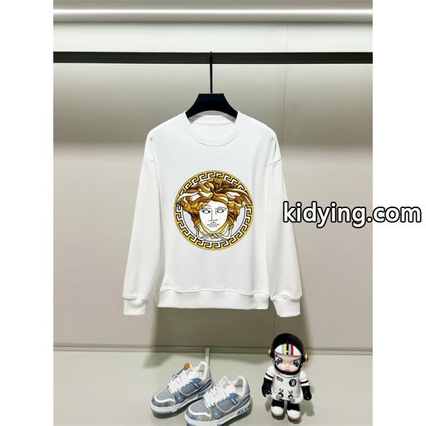 ブラック ゴールドメデューサ柄 パーカー ヴェルサーチ VERSACE スーパーコピー 2025秋冬マストハブ セール-2