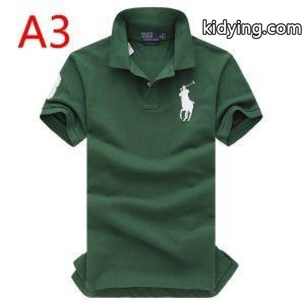 スマートなPolo Ralph Laurenポロ ラルフローレン激安無地ストライプメンズビジネス用ポロ半袖tシャツコピー-2