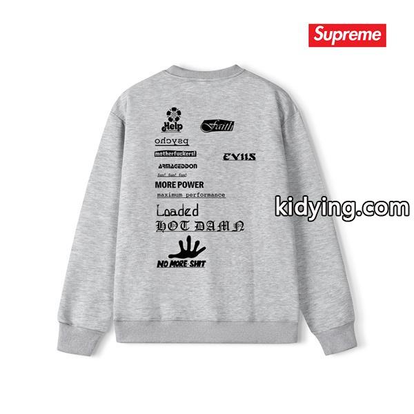SUPREME シュプリーム コピー 秋冬 ぬくもり系 大人モード ブラック トレンド スウェット-5