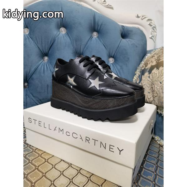 スター装飾 厚底シューズ ブラック クール 個性的 STELLA McCARTNEY ステラマッカートニー コピー-3