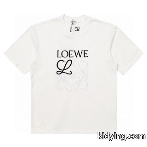 春夏ファッション着こなしLOEWE ロエベ コピー 半袖tシャツ 綺麗めスタイル新品 2色展開 男女兼用-0