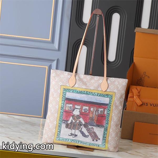 期間限定 アート魅力 柔らかフェミニン LOUIS VUITTON ルイヴィトン コピー キャンバストート-0