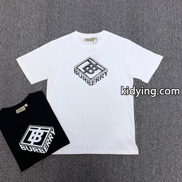 カップル コーデ デザイン Tシャツ コピー ソフトな肌触りBURBERRY バーバリー-0