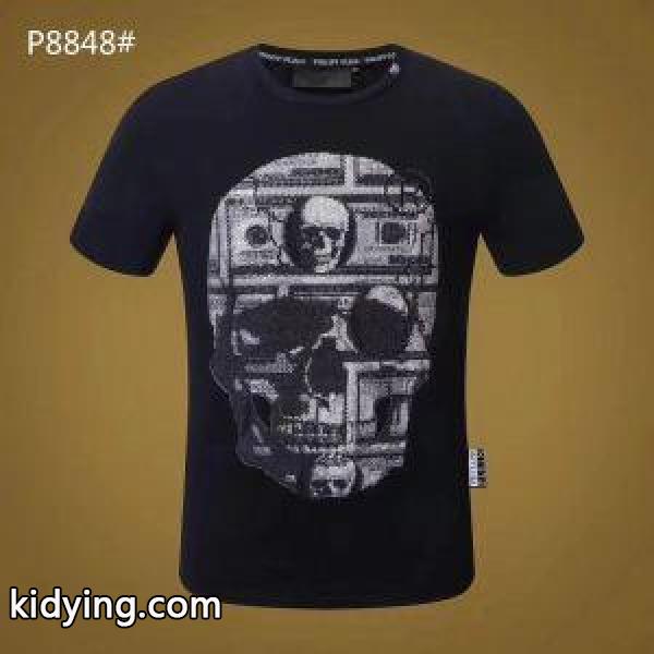 お洒落アイテム 最高級品質 フィリッププレイン PHILIPP PLEIN 半袖Tシャツ 2色可選 独特_フィリッププレイン PHILIPP PLEIN_ブランド コピー 激安(日本最大級)-0