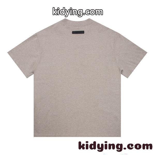 エッセンシャルズ コピー 半袖Tシャツ ESSENTIALS レッド クラシック プリント 高級感 ストリート 存在感-4