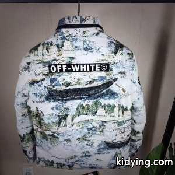 メンズ ダウンジャケット ほっこりと温かみのある雰囲気に Off-White 程よい抜け感を演出 オフホワイト 冬コーデが華やぐ本命_Off-White オフホワイト_ブランド コピー 激安(日本最大級)-0