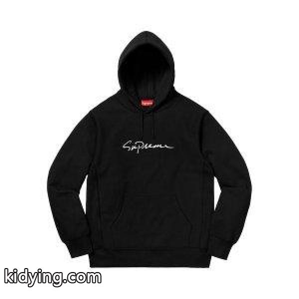 18AW Supreme Classic Script Hooded Sweatshirt Black ( シュプリーム クラシック スクリプト フーデッド スウェットシャツ ブラック 黒 ) :sp18awscripthoodedbk:SELECTSHOP-JP - 通販ショッピング-0