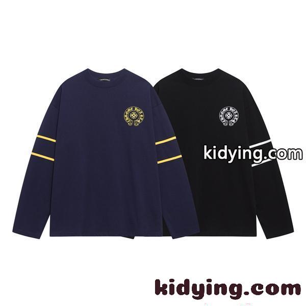2026新作 CHROME HEARTS クロムハーツ コピー 長袖Tシャツ ロンT 春 落ち着き 軽量 デイリー-0