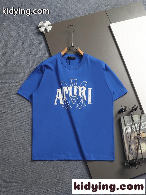 Tシャツ ブラック 半袖 インパクトデザイン アミリ コピー モードストリート 存在感 AMIRI-2