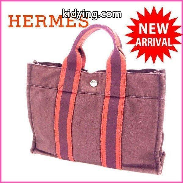 エルメス Hermes バッグ トートバッグ フールトゥ フールトゥトートPM パープル ボルドー レディース 中古 Bag :Y205:BRAND DEPOT - 通販ショッピング-0