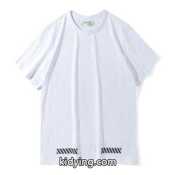 逸品!春夏お得 オフホワイト ブランド Tシャツ コピー 抜群なサイズ感 Off-Whiteメンズ ストリートMIX 男女兼用 半袖 Tシャツ 黒-0