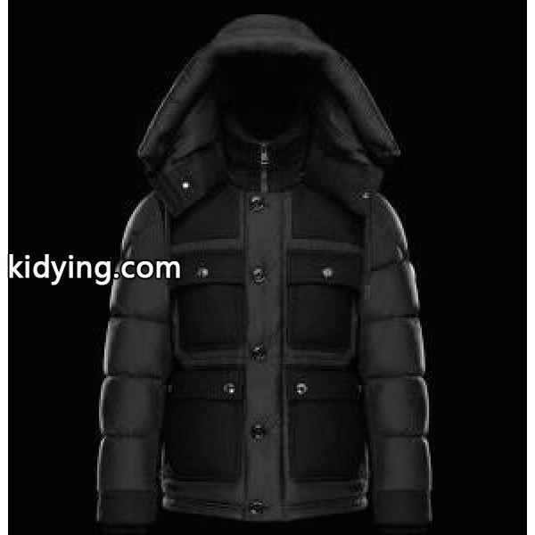スタイリッシュなモンクレールメンズダウンジャケットMONCLER キルティングダウンアウターブラック-0