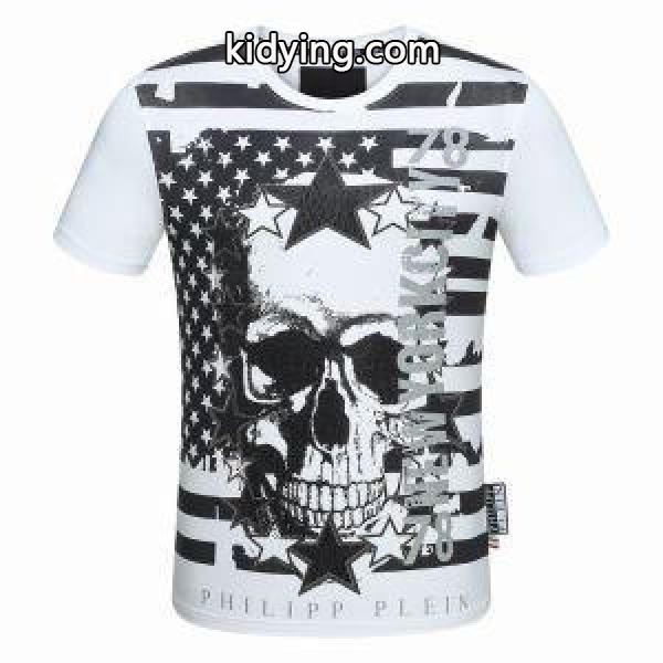 永遠の定番 フィリッププレイン PHILIPP PLEIN 2018新年度人気入荷 半袖Tシャツ 2色可選_フィリッププレイン PHILIPP PLEIN_ブランド コピー 激安(日本最大級)-1
