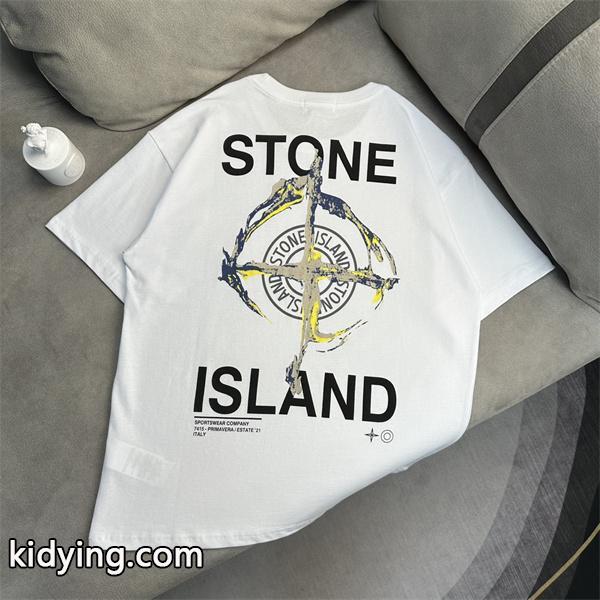 春夏新作 人目を引く存在感 半袖TシャツSTONE ISLAND ストーンアイランド スーパーコピー薄手_半袖Tシャツ_メンズファッション_スーパーコピーブランド激安通販 専門店-0