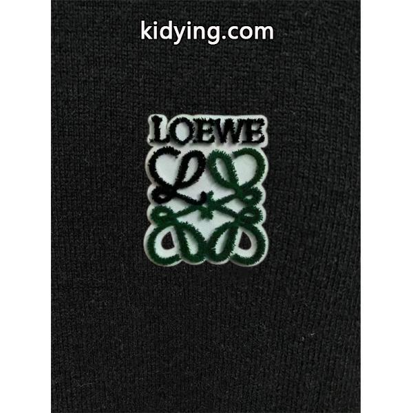 2026新作コーデ ブラック LOEWE ロエベ コピー ニット 刺繍ロゴ プレミアム-3