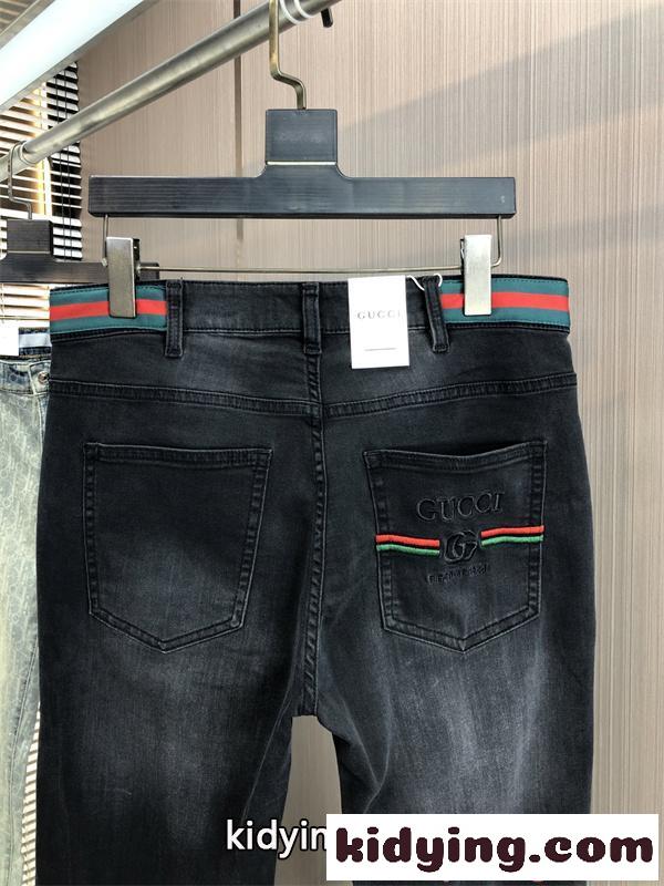 売れ筋好調 デニムパンツ GUCCI グッチ コピー バックポケット スタイリッシュ ファッション-8