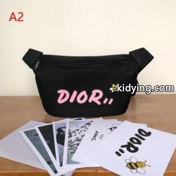 ウエストバッグ メンズ Dior ディオール 可愛いデザインに大歓迎 コピー 激安 通勤通学 ブラック ３色可選 1KWPO100YLE_H03E-1