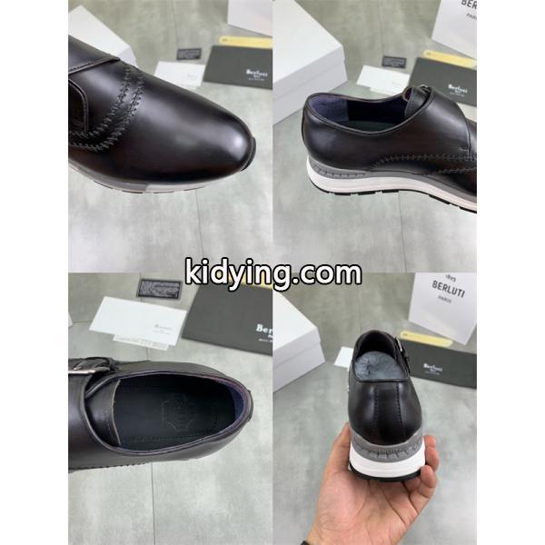 Berluti ベルルッティ コピー 快適仕様 レザースニーカー 2026新作 話題沸騰 軽量-7