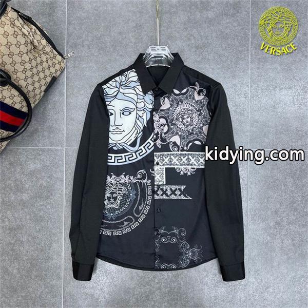 今年らしい着こなし ヴェルサーチ VERSACE新ブーム シャツ キレイ色チェック春夏_ヴェルサーチ VERSACE_ブランド コピー 激安(日本最大級)-0