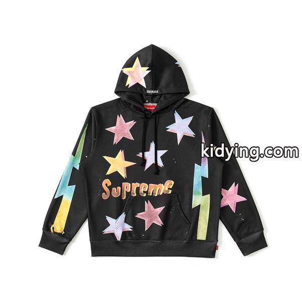 Supreme  21ss Week1Gonz Stars Hooded Sweatshirt シュプリーム パーカー ブートが付かずない ジャージ スポーツ風-0