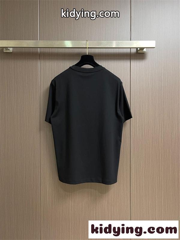 プリント 半袖Tシャツ ホワイト ベルルッティ スーパーコピー ブラック バイカラー モード系 高見え Berluti-2