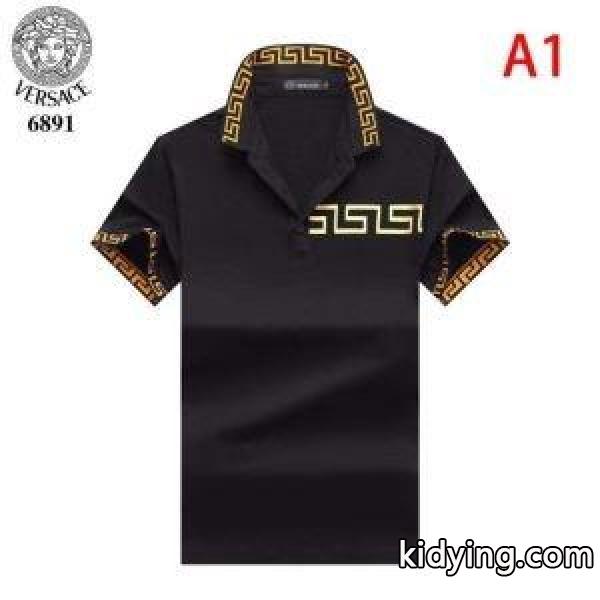 半袖Tシャツ 多色可選スタイルをすっきりにする ヴェルサーチセンスよく取り入れられる VERSACE_ヴェルサーチ VERSACE_ブランド コピー 激安(日本最大級)-0