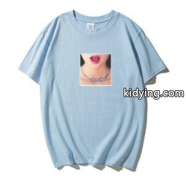 春 夏人気セール 新作登場 シュプリームTシャツ 値段 最安値2018 Necklace Tee “White”18SS 薄地 個性派 セックス メンズ レディース Tシャツ 6色可選-6