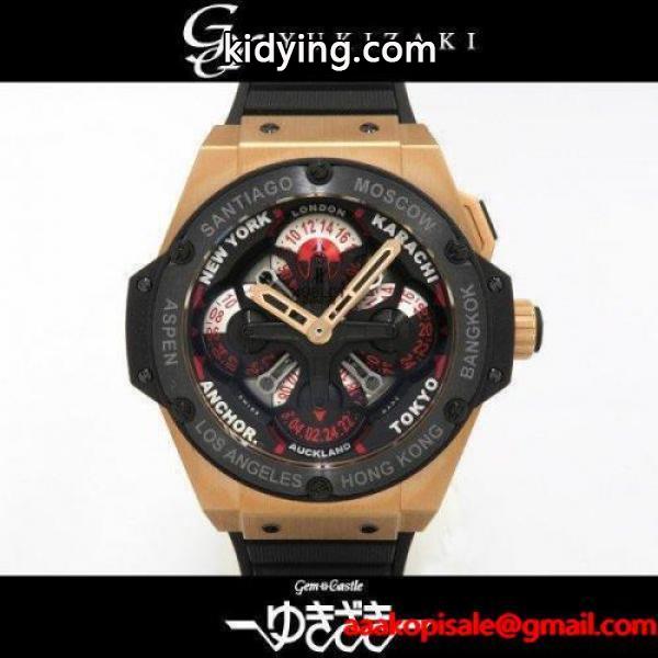 ウブロ キングパワー ウニコ GMT セラミック 771OM1170RX メンズ 腕時計 新品 :771OM1170RX:ジェムキャッスルゆきざき - 通販ショッピング-0