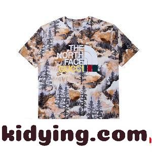 おしゃれコーデThe North Face x Gucciコラボtシャツスーパーコピー2022流行り新作-0