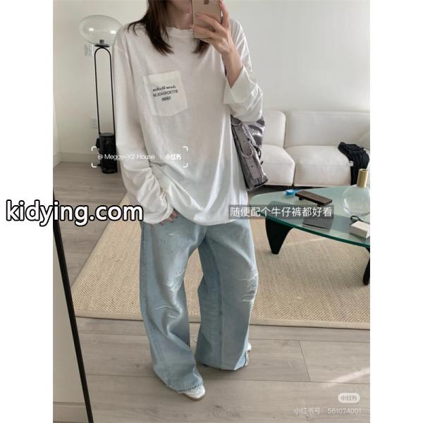 男女OK❤ACNE長袖tシャツスーパーコピー❤アークスタジオ人気2025 秋冬黒色ホワイト-2