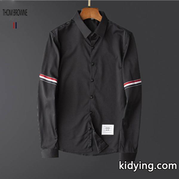 実用性にも優れた2022新入荷 THOM BROWNE コピー 長袖シャツ 様々なシーンで活用でき 気軽に着られる-0