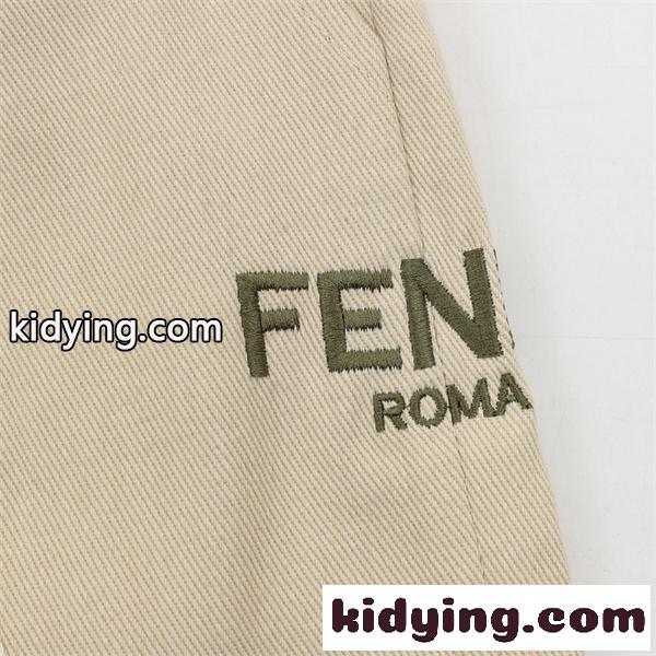 FENDI フェンディ コピー 注目 ショートパンツ メンズ モノグラム柄 軽量素材-5