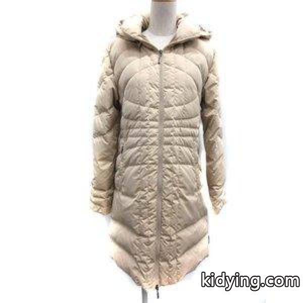 モンクレール MONCLER ダウンコート モンタナ MONTANA 茶タグ 00 ベージュ /TK レディース【中古】【ベクトル 古着】 :081-301807130017:ブランド古着販売のベクトル - 通販ショッピング-0