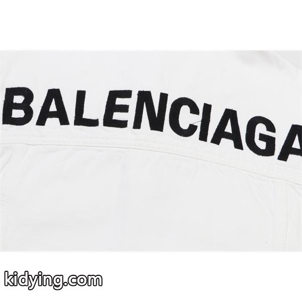 注目 2026新作 BALENCIAGA バレンシアガ コピー 高耐久 ユーズド加工 デニムジャケット-3