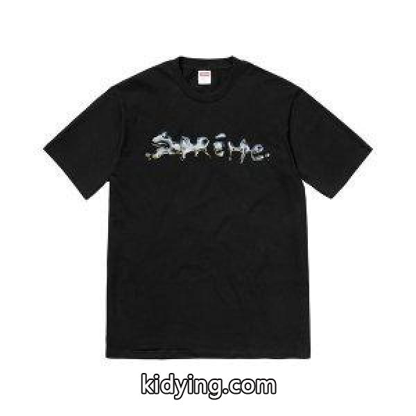 Supreme シュプリーム☆18AW Supreme Liquid Tee Black シュプリーム リキッド Tシャツ ブラック 黒 通販-0