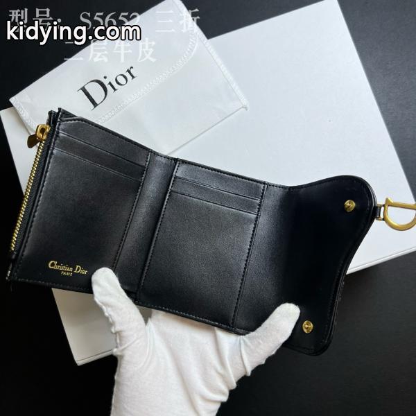 2026春夏☆DIOR  Lotus  Oblique☆ディオール折りたたみ財布 コピーS5652CTZQ-M928-1