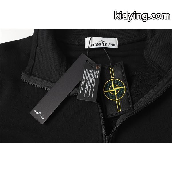 日常使い ハーフジップ スウェット 2026新作コーデ STONE ISLAND ストーンアイランド コピー-2
