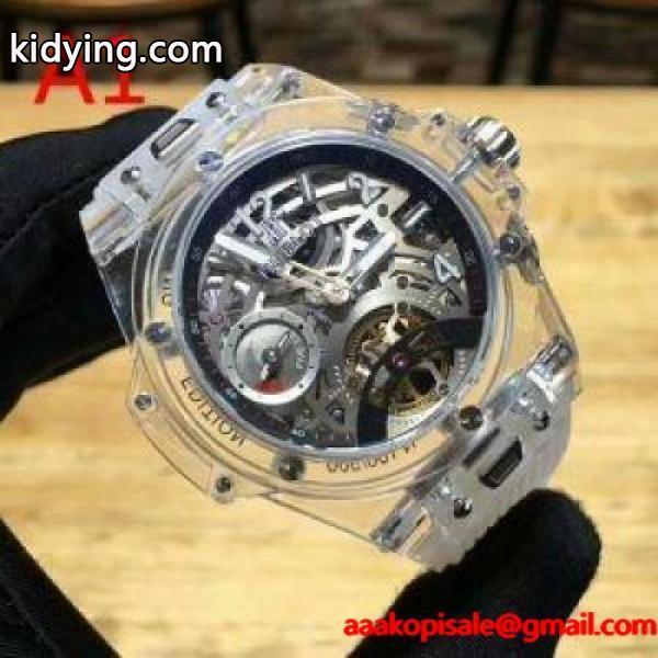18SS新作 2色可選 男性用腕時計 機械式(自動巻き)ムーブメント ウブロ HUBLOT 最落なし! 希少!_ウブロ Hublot_ブランド コピー 激安(日本最大級)-0