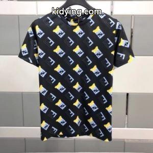 3色可選 2019夏もゆったり着こなし 半袖Tシャツ 品の良い優秀さコレクション フェンディ FENDI 期間限定、お得に買うべき_フェンディ FENDI_ブランド コピー 激安(日本最大級)-2