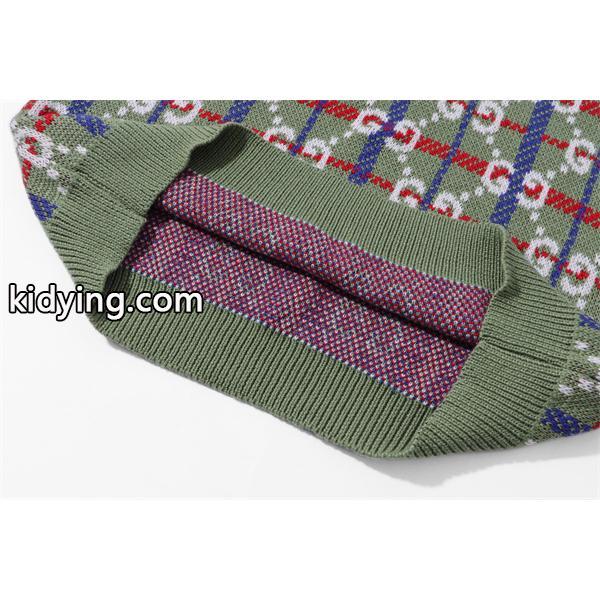 希少 入手困難 GUCCI GGチェック ニット グリーン グッチ コピー-5