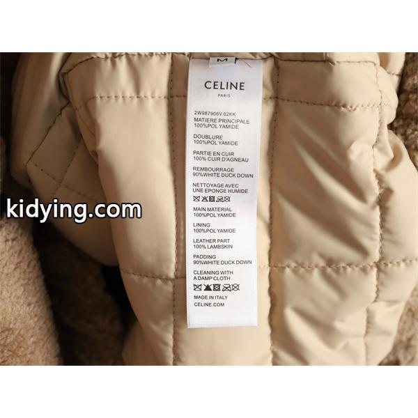CELINE セリーヌ コピー 希少 上質ウォームタッチ 立体シルエット ジャケット-8