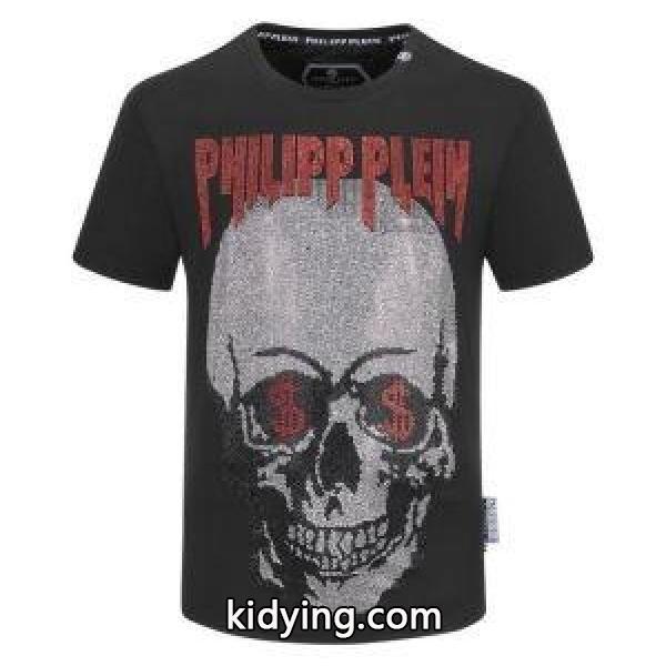 フィリッププレイン 2色可選 デザイン性に心が踊る PHILIPP PLEIN トレンドコーデを格上げ 半袖Tシャツ_フィリッププレイン PHILIPP PLEIN_ブランド コピー 激安(日本最大級)-0