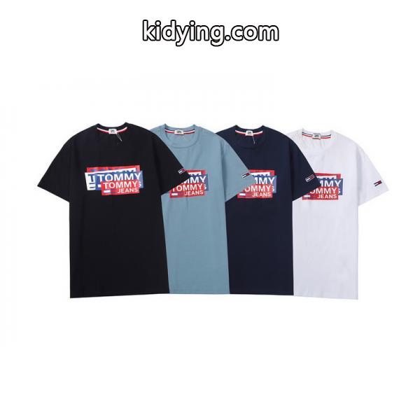 タイムセール【TommyHilfigerトミー】4色展開 トミー ヒルフィガー コピー 半袖 tシャツ-0