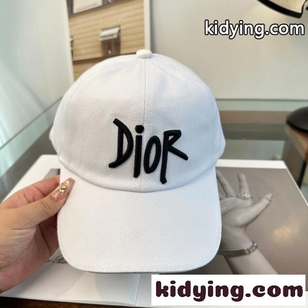 Dior ディオール 2026新作 ロゴ刺繍ベースボールキャップ キャンバス ユニセックス カジュアル 定番人気-7