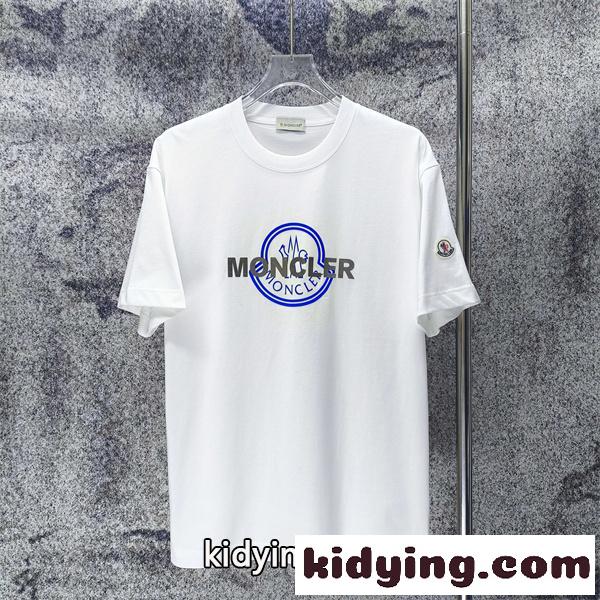 ダブルロゴ グラフィックモチーフ モード感 MONCLER モンクレール コピー 半袖Tシャツ おしゃれウェア-0