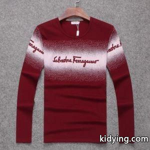 2017秋冬 3色可選 赤字超特価大人気 サルヴァトーレフェラガモ FERRAGAMO 長袖Tシャツ_フェラガモ FERRAGAMO_ブランド コピー 激安(日本最大級)-1