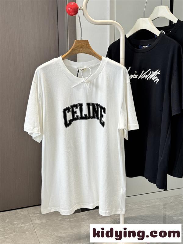 2026トレンド☆☆CELINE セリーヌ tシャツスーパーコピーシンプルデザインお洒落快適-5