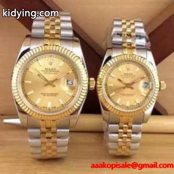 高品質 人気 2016 ロレックス ROLEX 輸入クオーツムーブメント 恋人腕時計 6色可選_ロレックス ROLEX_ブランド コピー 激安(日本最大級)-0