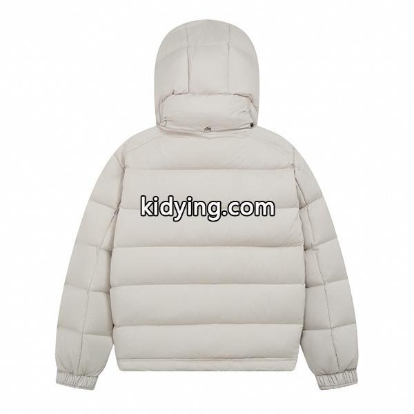 ホワイト×レッド 内側配色 デザイン性高い 高機能 トレンド MONCLER モンクレール コピー ダウンジャケット-1