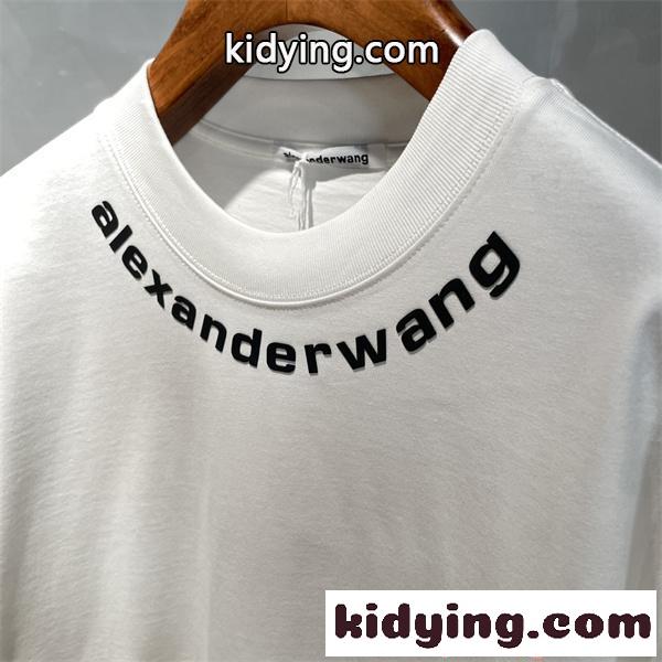 ロングスリーブTシャツ ワイドフィット Alexander wang ミニマルデザイン 韓国 アレキサンダーワン コピー-1